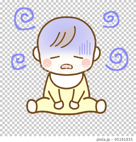 体調不良な赤ちゃん 95191835
