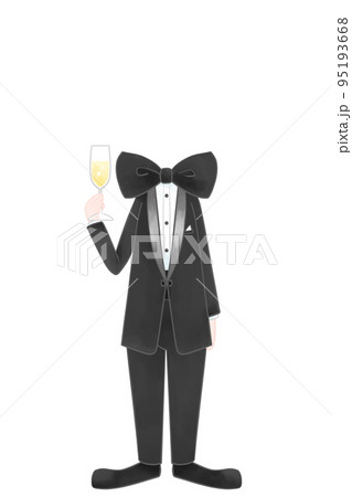 man in tuxedo clipart with blank