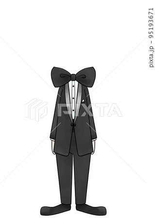 ボディーパーツ・余白あり　タキシードセット 95193671