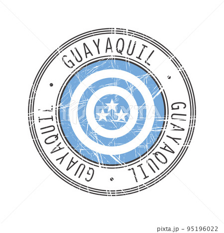 Guayaquil city rubber stamp 95196022