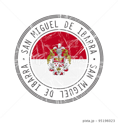 Ibarra city rubber stamp Ibarra city rubber stamp 95196023