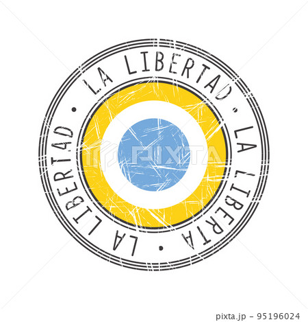 La Libertad city rubber stamp 95196024