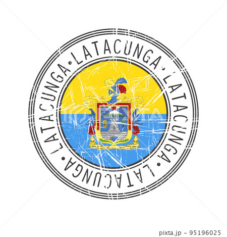 Latacunga city rubber stamp 95196025