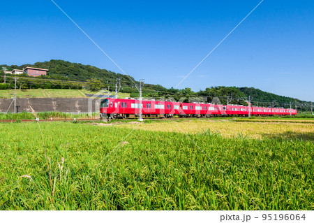 【名鉄名古屋本線】田園風景を駆ける急行列車 95196064