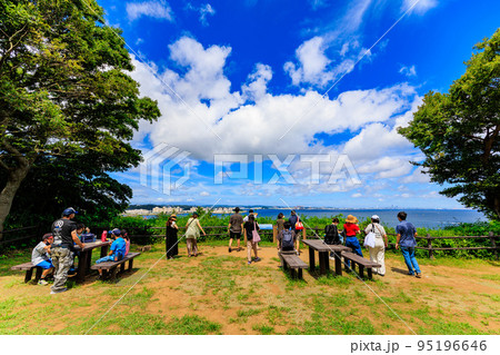 神奈川県　横須賀市　猿島　（展望広場） 95196646