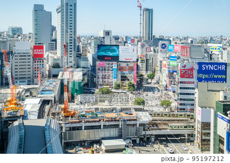 渋谷駅周辺再開発の現場 東京都渋谷区 渋谷駅周辺再開発の現場 東京都渋谷区 95197212