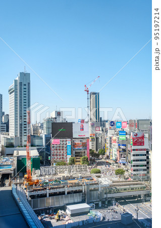 渋谷駅周辺再開発の現場 東京都渋谷区 渋谷駅周辺再開発の現場 東京都渋谷区 95197214