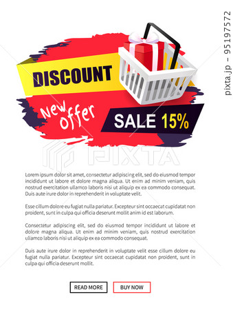 Discount New Offer Sale 15 Percent, Sticker Cart 95197572