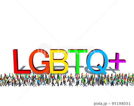 LGBTQ ジェンダーフリー 人間 多様性 平和 LGBTQ ジェンダーフリー 人間 多様性 平和 95198031