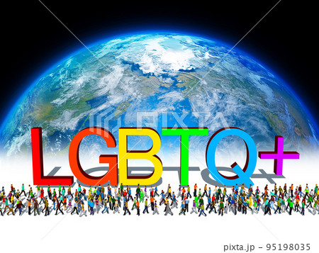 LGBTQ ジェンダーフリー 人間 多様性 平和 LGBTQ ジェンダーフリー 人間 多様性 平和 95198035