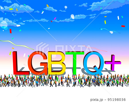 LGBTQ　ジェンダーフリー　人間　多様性　平和 95198036