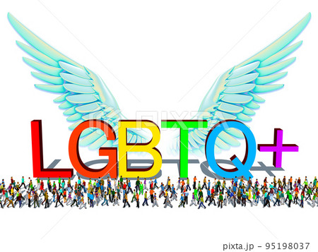 LGBTQ　ジェンダーフリー　人間　多様性　平和 95198037