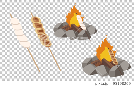 篝火烤麵包 95198209