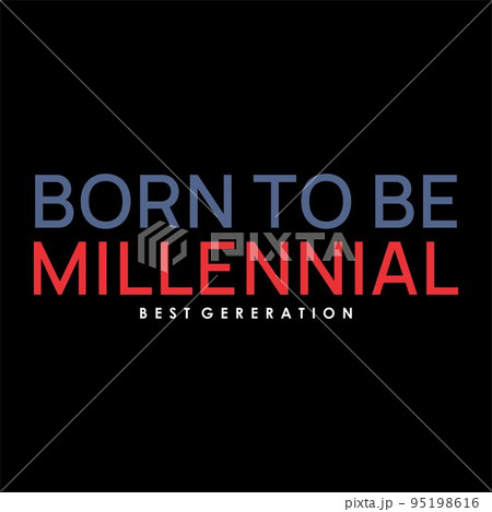 vector typography illustration 95198616