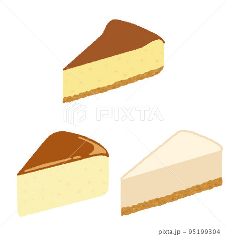 チーズケーキのイラスト 95199304