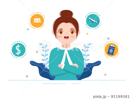 Immigration Consultant Template Hand Drawn Cartoon Flat Illustration Counseling Assistance for Provide Advice to People Who Will Make the Move Immigration Consultant Template Hand Drawn Cartoon Flat Illustration Counseling Assistance for Provide Advice to People Who Will Make the Move 95199381