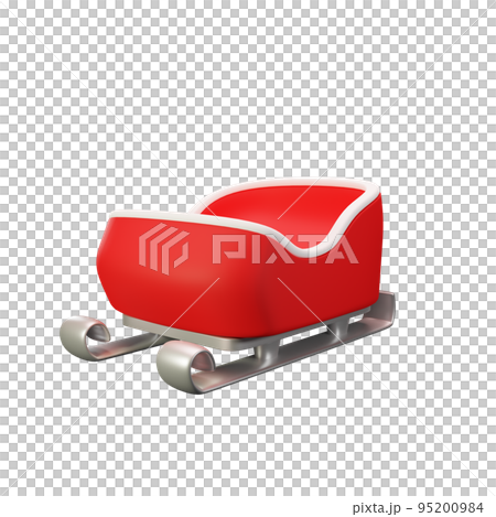 3d rendering of sleigh santa 3d rendering of sleigh santa 95200984