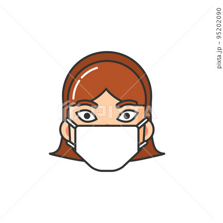 Allergic Person Wearing Medical Mask Vector Image Allergic Person Wearing Medical Mask Vector Image 95202090