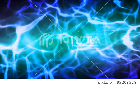 雷エフェクト背景 95203528