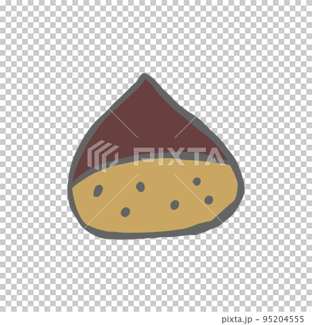 簡單的栗子圖-插圖素材 [95204555] - PIXTA圖庫