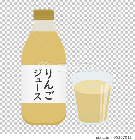 Illustration of apple juice 95207011