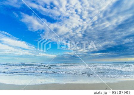 夏の浜辺の景色 95207902
