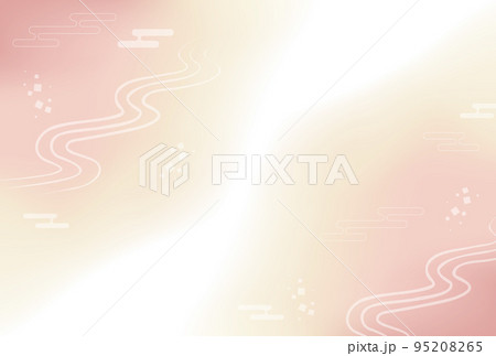 和風の背景 横(赤系) 和風の背景 横(赤系) 95208265