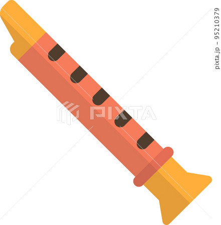 flute illustration in minimal style 95210379
