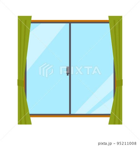 シンプルな窓のイラスト 95211008
