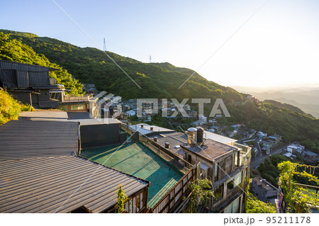 Taiwan Jiufen village on the mountain Taiwan Jiufen village on the mountain 95211178
