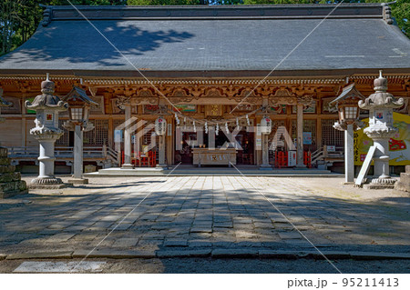 青森八戸 櫛引八幡宮 拝殿 95211413