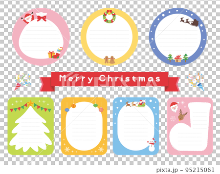 Christmas message card Christmas message card 95215061