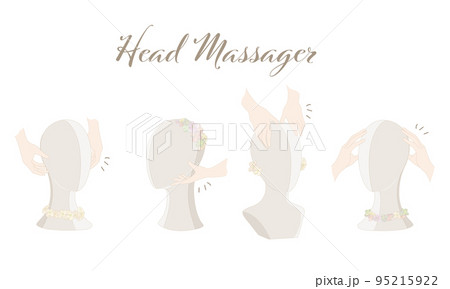 頭のマッサージ・ヘッドスパ・ヘッドセラピー 95215922