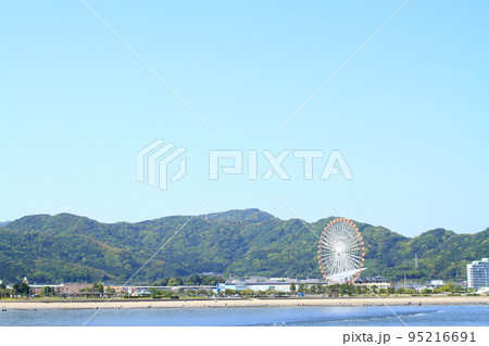 蒲郡市、ラグーナテンボスと三河湾の風景 蒲郡市、ラグーナテンボスと三河湾の風景 95216691