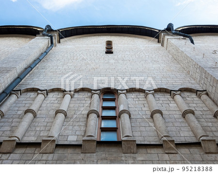 Moscow, Russia - May 22, 2019: Assumption (Uspensky) Cathedral in Moscow Kremlin 95218388
