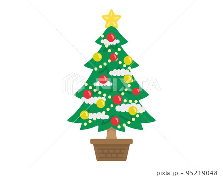 クリスマスツリーのイラスト クリスマスツリーのイラスト 95219048