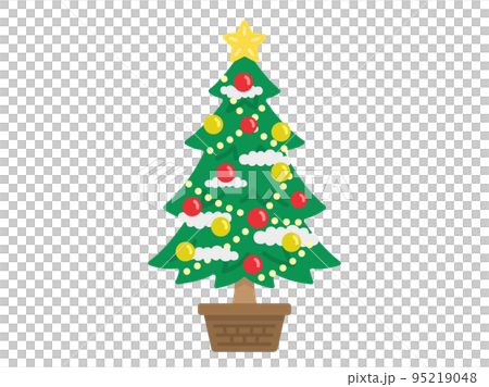クリスマスツリーのイラスト クリスマスツリーのイラスト 95219048