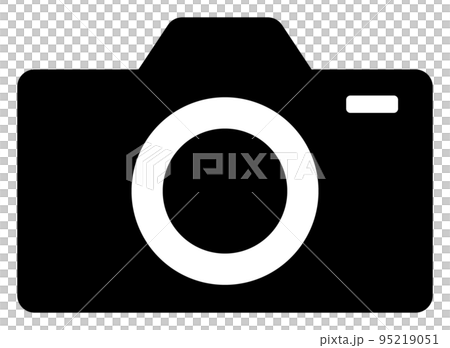 simple camera silhouette icon simple camera silhouette icon 95219051
