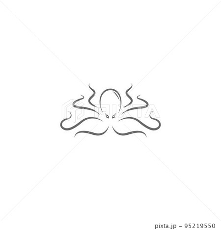Kraken logo icon illustration 95219550