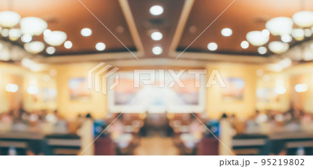 cafe restaurant interior blurred abstract vintage background cafe restaurant interior blurred abstract vintage background 95219802