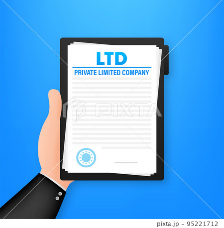 Ltd - private limited company. business concept. Vector stock illustration. 95221712