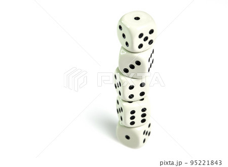 Dice isolated on white background  95221843