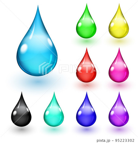 Multicolored drops 95223302