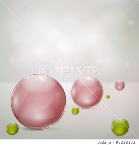 Abstract background with glass spheres 95223372
