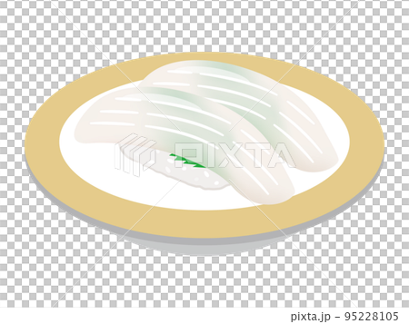 魷魚握壽司插圖 95228105