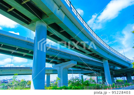 横浜青葉IC付近の高架 95228403