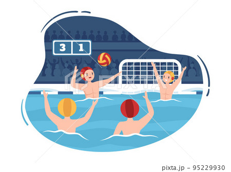 water polo goalie clipart flowers