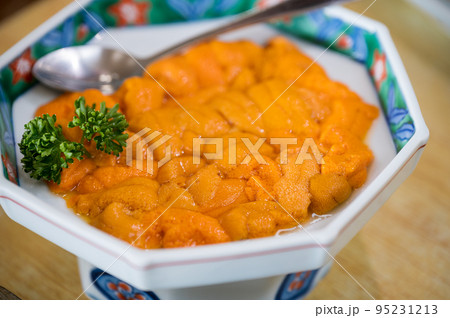 とろける濃厚な旨味が特徴の高級エゾバフンウニ とろける濃厚な旨味が特徴の高級エゾバフンウニ 95231213