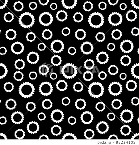 Cog Wheels and Gears vector concept seamless pattern Cog Wheels and Gears vector concept seamless pattern 95234105