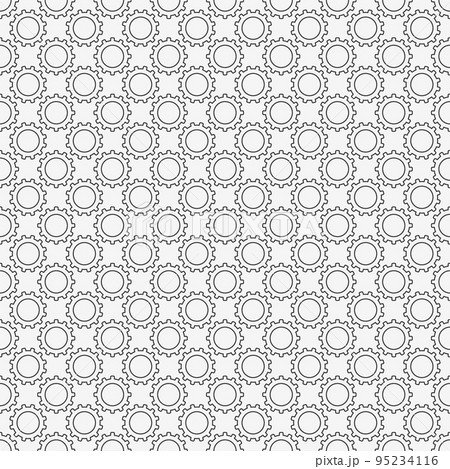 Vector Gear Wheels seamless pattern or background 95234116